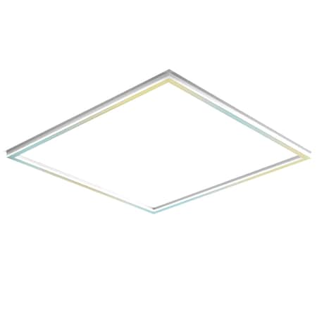 Luxrite 2x2 FT Edge-Lit Frame LED Panel Light 3 CCT 3000K-5000K 20/30/40W 2500/3750/5000LM 0-10V Dimmable LR24185-1PK